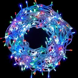 ENORMITY Blue & Green Rice Shape String Lights image 4