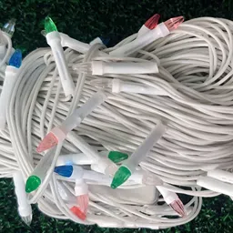 SPARK WORLD White Rice Shape String Lights image 3