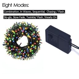 ENORMITY Blue & Pink Rice Shaped String Lights image 3