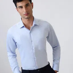 Raymond Pure Cotton Contemporary Fit Semicutaway Collar Formal Shirt-image-80