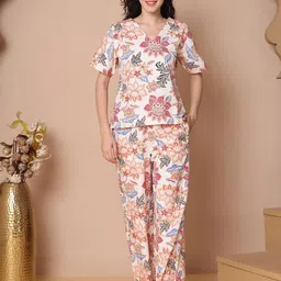 TAG 7 Women Floral Printed Night suit-image-77