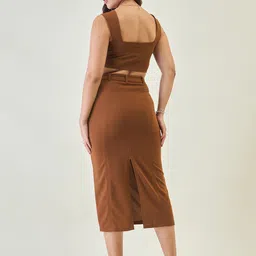 aayu Square Neck Top With Skirt image 4
