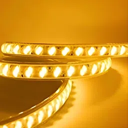 ENORMITY Yellow Rice Shape Bulb String Lights image 3