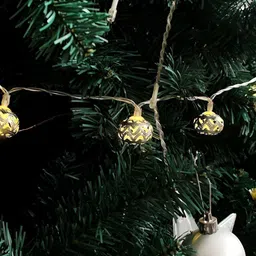 SPARK WORLD Yellow Ball Shape String Lights image 2