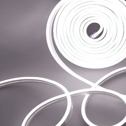 SPARK WORLD White Rice Shaped LED String Lights Neon image 3