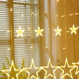 ENORMITY Yellow Star Shaped String Lights image 3