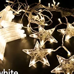 SPARK WORLD Yellow Star-Shaped String Lights image 3