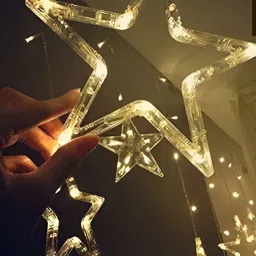 ENORMITY Yellow Star Shaped String Lights image 3