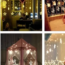 ENORMITY Yellow Star Shaped String Lights image 3