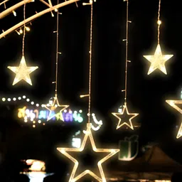 ENORMITY Yellow Star Shape String Lights image 3