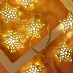 SPARK WORLD Gold Toned LED String Lights image 2
