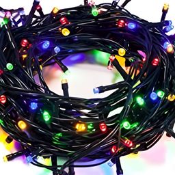 SPARK WORLD Red & Green Rice Shape LED Fairy String Lights image 2