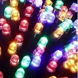 SPARK WORLD Green & Yellow Cylindrical Shape String Lights image 2