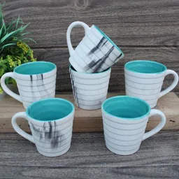 laghima jadon Multicoloured Printed Ceramic Glossy Cups Set of Cups and Mugs-18