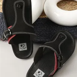 Cozy Wear Men Black Flip Flops-picture-21