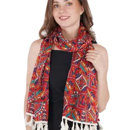 Style Shoes Women Ethnic Motifs Printed Cotton Stole-45