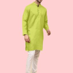 ANUJ FASHION Men Blended A-Line Kurtas-picture-4