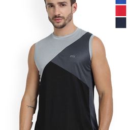 FTX Men Pack Of 4 Colorblocked Gym Vest-picture-47