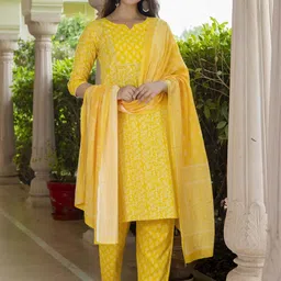 Moda Rapido Women Multi Viscose Rayon Kurta Sets-picture-20
