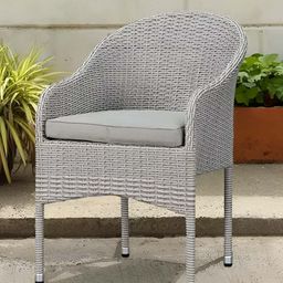 Royaloak Grey Malaysian Wicker Outdoor Chair-image-20