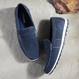 Overdrive Men Colourblocked Leather Slip-On Sneaker-image-99