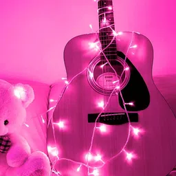 SPARK WORLD Pink LED String Lights image 3