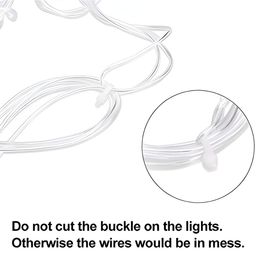 ENORMITY Yellow Floral Shape String Lights image 4