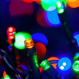 SPARK WORLD 200 Blue & Green LED Fairy String Lights image 5