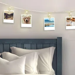 SPARK WORLD 16 Yellow Photo Clip  LED String Lights image 5