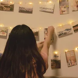 SPARK WORLD Yellow Photo Clip String Lights image 2