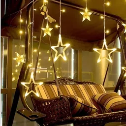 SPARK WORLD Yellow Star Shaped String Lights image 4