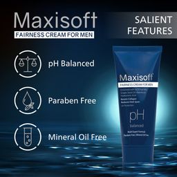 Maxisoft Men Fairness Cream with Grapeseed Oil & Hyaluronic Acid - 50 g image 5