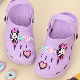 Disney By Yellow Bee Girls Minnie Mouse Rubber Clogs-image-77