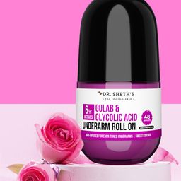 DR. SHETHS Gulab & Glycolic Acid Underarm Roll On for Even Tone - 50 ml-42