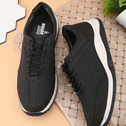 The Roadster Lifestyle Co Men Round Toe Lightweight Lace-up Sneakers-image-15
