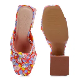 London Rag Block Peep Toes image 2