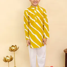 Aj DEZInES Boys Striped Cotton Kurta with Pyjama-16