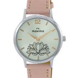 maxima Women Printed Dial & Leather Straps Analogue Watch 65550LMLI-image-58