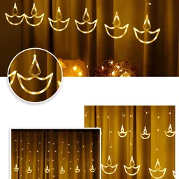 spark world PARK WORLD Golden 140 LED Bulb String Lights image 2