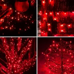 SPARK WORLD Red LED String Lights image 5