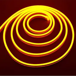 ENORMITY Yellow Rice Shape Rope String Lights image 5