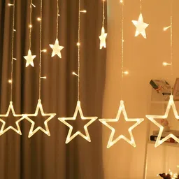 SPARK WORLD Gold Toned LED String Lights image 4