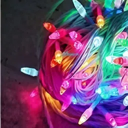 ENORMITY Blue & Green Rice Shape String Lights image 2