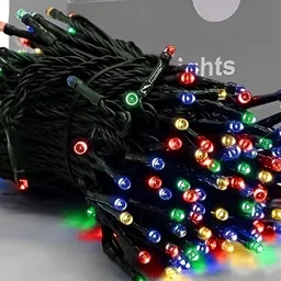 SPARK WORLD Black Rice Shape String Lights image 3