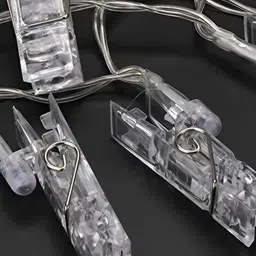 SPARK WORLD Transparent Photo Clip String Lights image 2