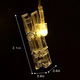 SPARK WORLD Transparent LED String Lights image 2