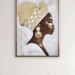 Home Centre White & Gold-Toned 1 Pieces MDF Wall Photo Frames-13