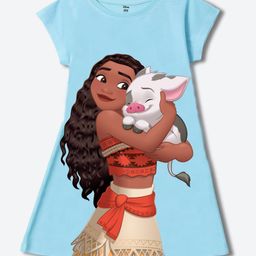 Wear Your Mind Girls Printed A-Line Dress-picture-47