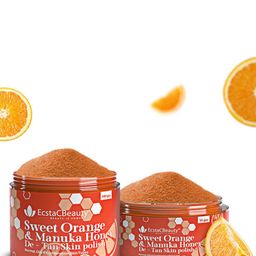 EcstaCBeauty Sweet Orange & Manuka Honey De-Tan Face Scrub With Vitamin C - 100 g-34