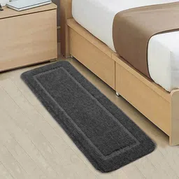 Saral Home Black Anti Skid Water Absorbent Floor Runner-58